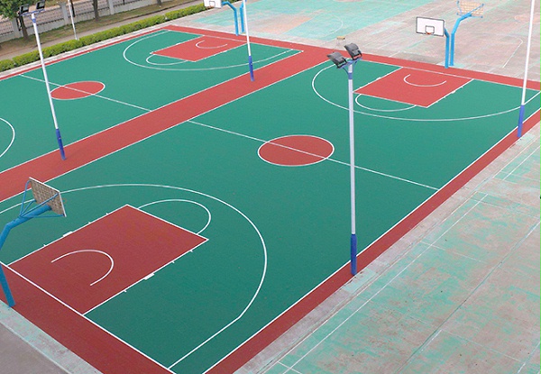 篮球场地面材料