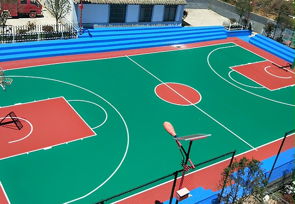 室外篮球场地面材料