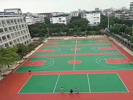 标准丙烯酸篮球场