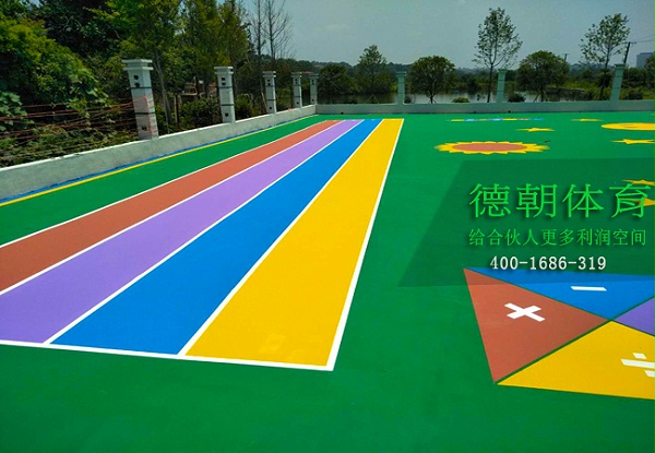 新国标彩色EPDM塑胶跑道