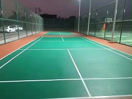 硅PU羽毛球场材料