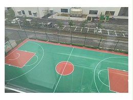 重庆铜梁标准EPDM塑胶球场顺利完工！