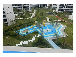 陕西省榆林市高新区能源路与通源路交叉口东北角1000平方彩色EPDM塑胶跑道!