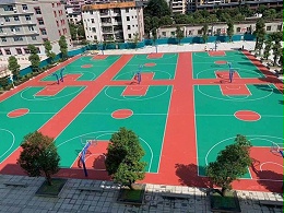 河南硅PU篮球场
