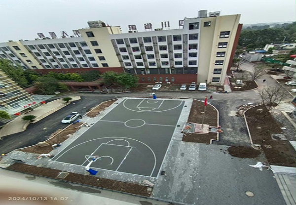 EPDM塑胶篮球场