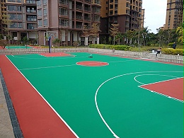 河源水墩中学透气型塑胶跑道材料案例