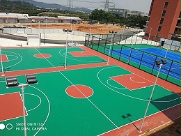 户外硅pu球场材料