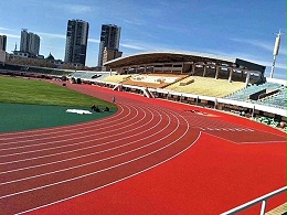 重庆新国标全塑型塑胶跑道